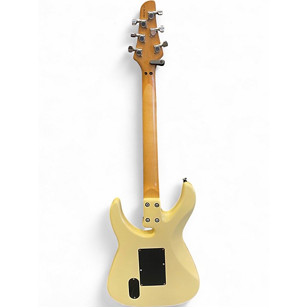 Used Alvarez dana scoop la Antique Ivory Solid Body Electric Guitar