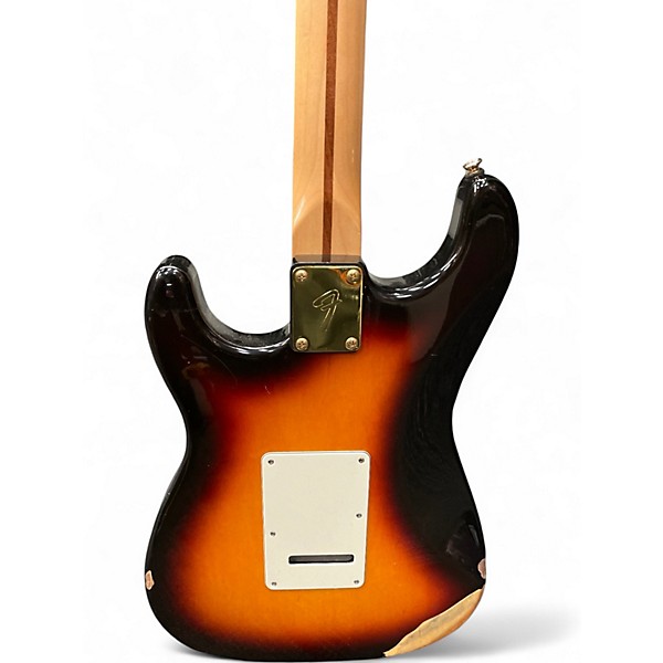 Used Fender Standard Stratocaster 2 Color Sunburst Solid Body Electric Guitar