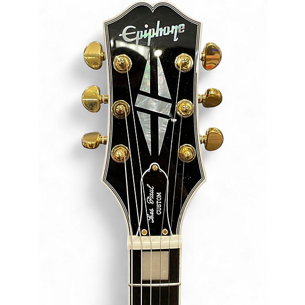 Used Epiphone Les Paul Custom Ocean Blue Solid Body Electric Guitar