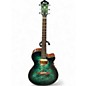 Used Ibanez AEG70 EBH Emerald Green Acoustic Electric Guitar thumbnail
