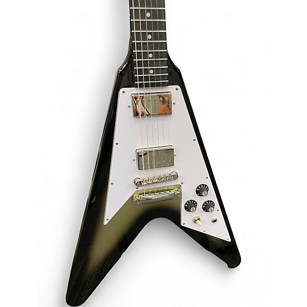 Used Epiphone FLYING V 70S SILVER BURST Solid Body Electric Guitar