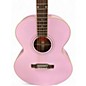 Used 2023 Epiphone J-180 LS Acoustic-Electric Guitar Pink Acoustic Electric Guitar