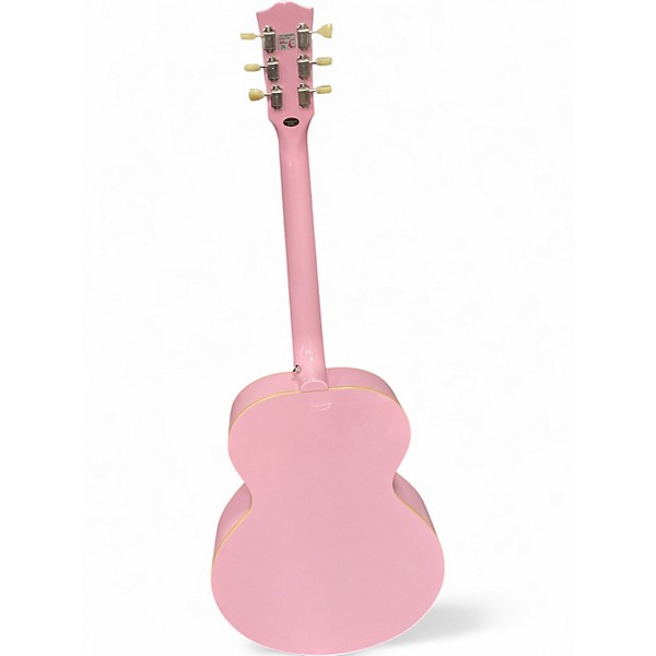 Used 2023 Epiphone J-180 LS Acoustic-Electric Guitar Pink Acoustic Electric Guitar