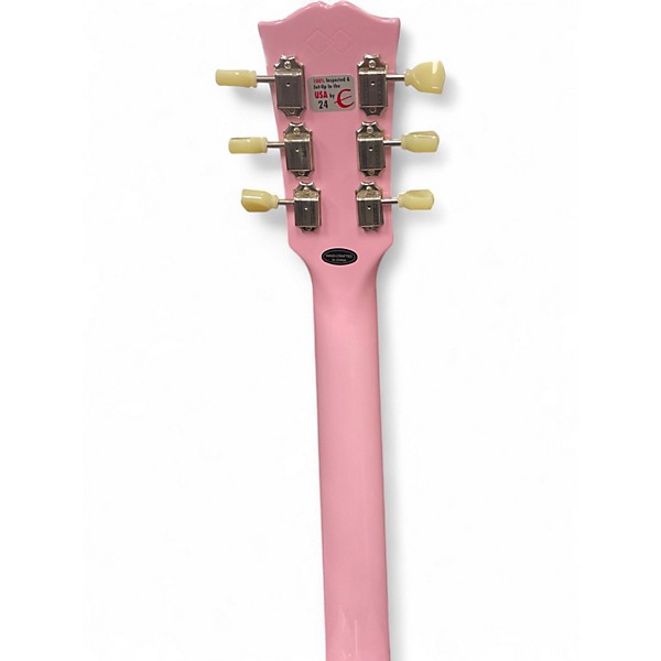Used 2023 Epiphone J-180 LS Acoustic-Electric Guitar Pink Acoustic Electric Guitar