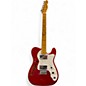 Used 2010s Fender 1972 American Vintage Telecaster Thinline Candy Apple Red Solid Body Electric Guitar thumbnail