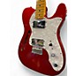 Used 2010s Fender 1972 American Vintage Telecaster Thinline Candy Apple Red Solid Body Electric Guitar