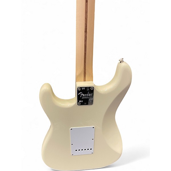 Used Fender Artist Series Eric Clapton Stratocaster Olympic White Solid Body Electric Guitar