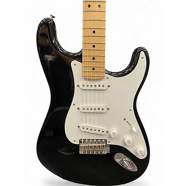 Used Fender Artist Series Eric Clapton Stratocaster Black Solid Body Electric Guitar