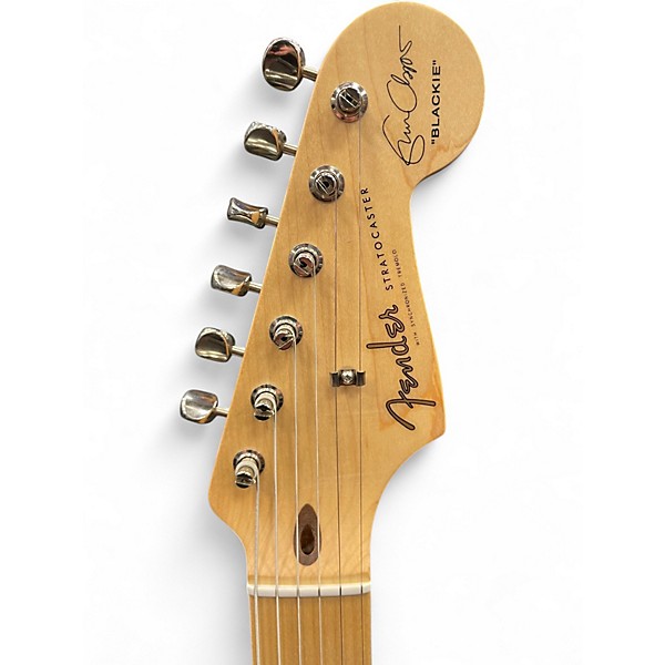 Used Fender Artist Series Eric Clapton Stratocaster Black Solid Body Electric Guitar