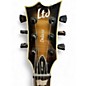 Used ESP LTD EC1000 Deluxe Amber burst Solid Body Electric Guitar