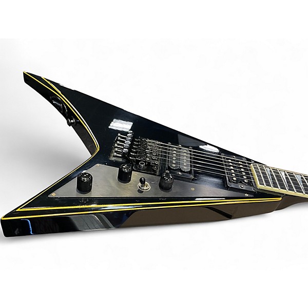 Used Jackson Custom Select V Black Solid Body Electric Guitar