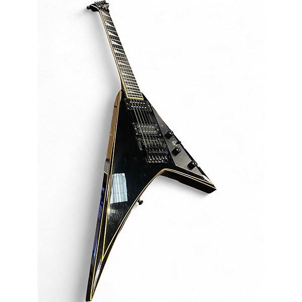 Used Jackson Custom Select V Black Solid Body Electric Guitar