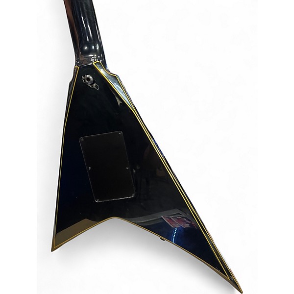 Used Jackson Custom Select V Black Solid Body Electric Guitar