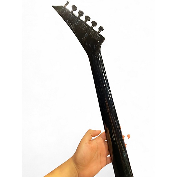 Used Jackson Custom Select V Black Solid Body Electric Guitar