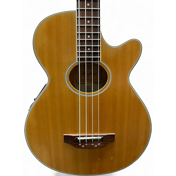 Used Hohner HAB-40N Natural Acoustic Bass Guitar