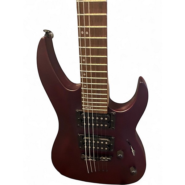 Used Mitchell MM100 Maroon Solid Body Electric Guitar