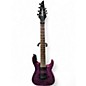 Used Jackson SLATXSDQ Trans Purple Quilted Solid Body Electric Guitar thumbnail