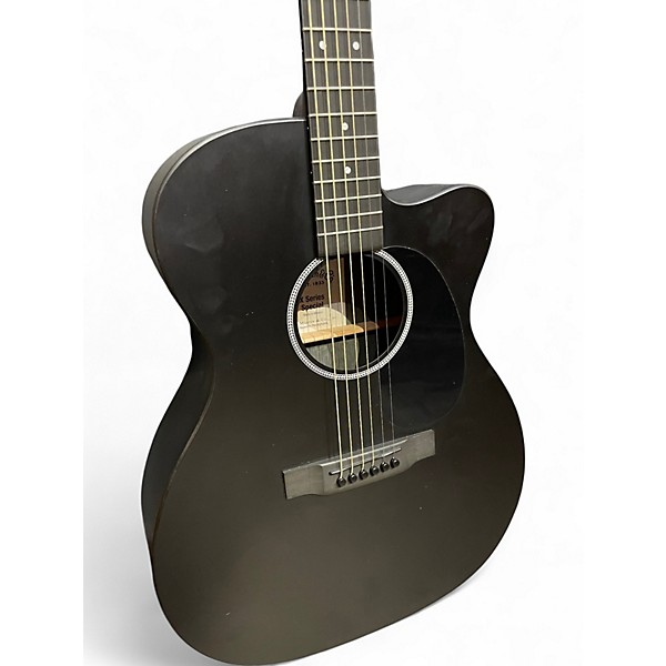 Used Martin GPC-X1E Grand Performance Black Acoustic Electric Guitar