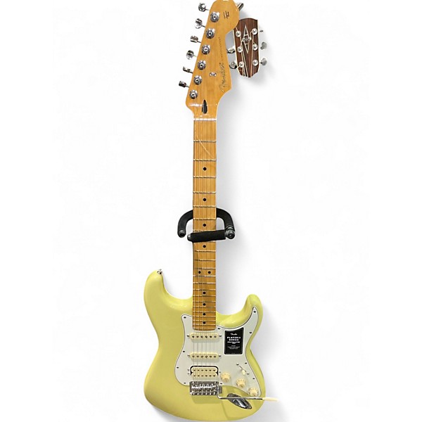 Used Fender Player II stratacaster TV Yellow Solid Body Electric Guitar