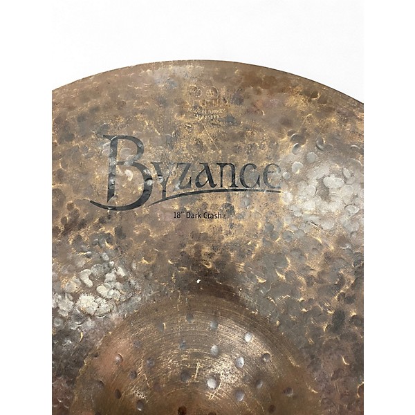 Used MEINL 18in Byzance Dark Crash Cymbal