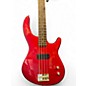 Used Dean Edge 09 4 String red Electric Bass Guitar