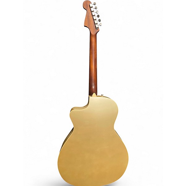 Used Fender Newporter Player Arctic White Acoustic Electric Guitar