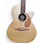 Used Fender Newporter Player Arctic White Acoustic Electric Guitar
