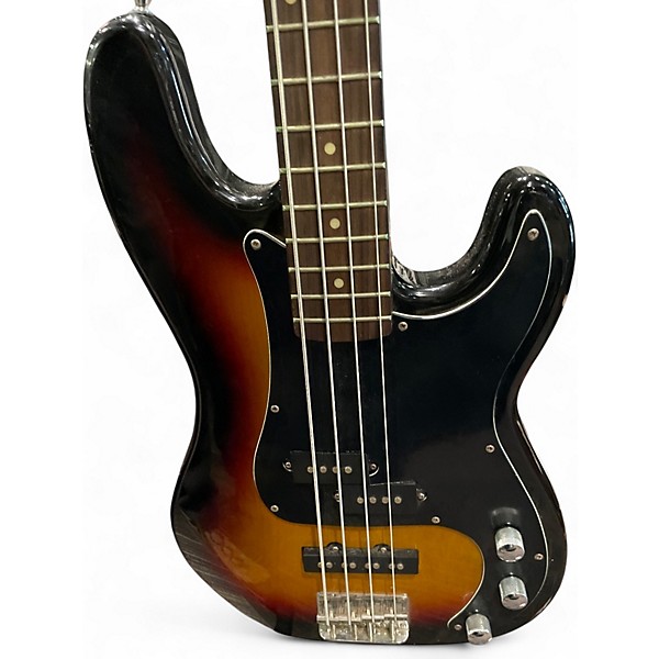 Used SX Vintage P-Bass 2 Color Sunburst Electric Bass Guitar
