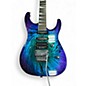 Used Jackson EERIE DESS SL3 HSS SWIRL PURPLE GREEN BLUE SWIRL Solid Body Electric Guitar