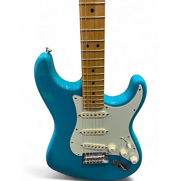 Used 2021 Fender American Professional II Stratocaster MIAMI BLUE Solid Body Electric Guitar