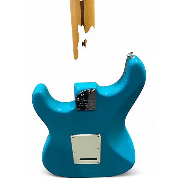 Used 2021 Fender American Professional II Stratocaster MIAMI BLUE Solid Body Electric Guitar