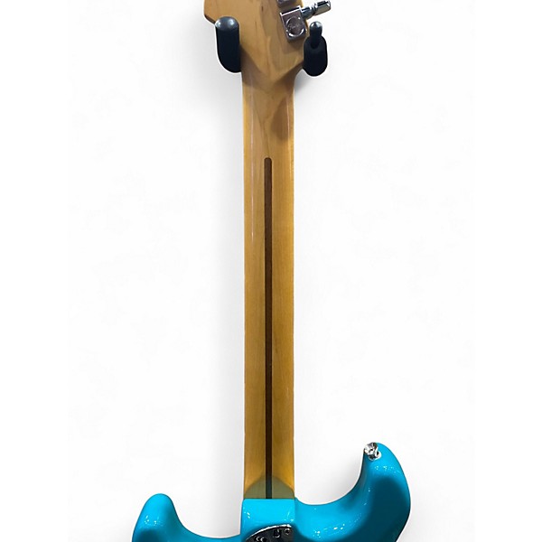 Used 2021 Fender American Professional II Stratocaster MIAMI BLUE Solid Body Electric Guitar