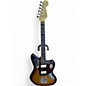 Used Fender KURT COBAIN ROAD WORN JAGUAR 3 Tone Sunburst Solid Body Electric Guitar thumbnail