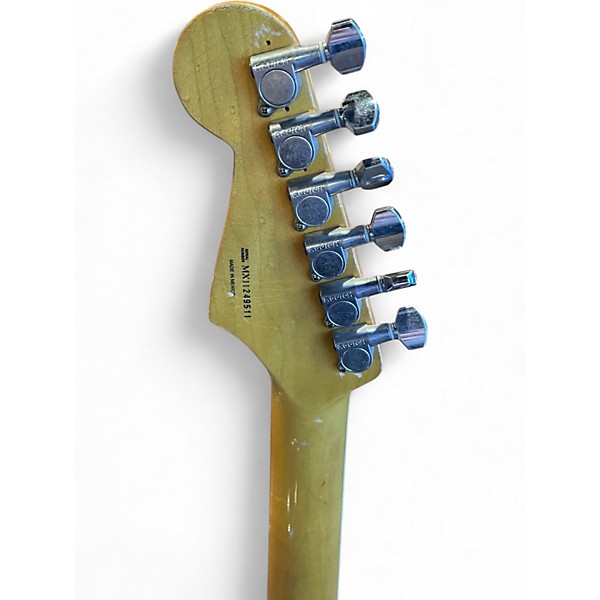 Used Fender KURT COBAIN ROAD WORN JAGUAR 3 Tone Sunburst Solid Body Electric Guitar