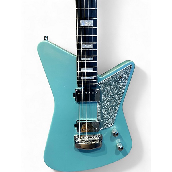 Used Ernie Ball Music Man MARIPOSA DORADO GREEN Solid Body Electric Guitar