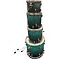 Used Pearl 7 Piece Vision Birch Blue Fade Drum Kit