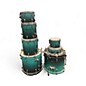 Used Pearl 7 Piece Vision Birch Blue Fade Drum Kit
