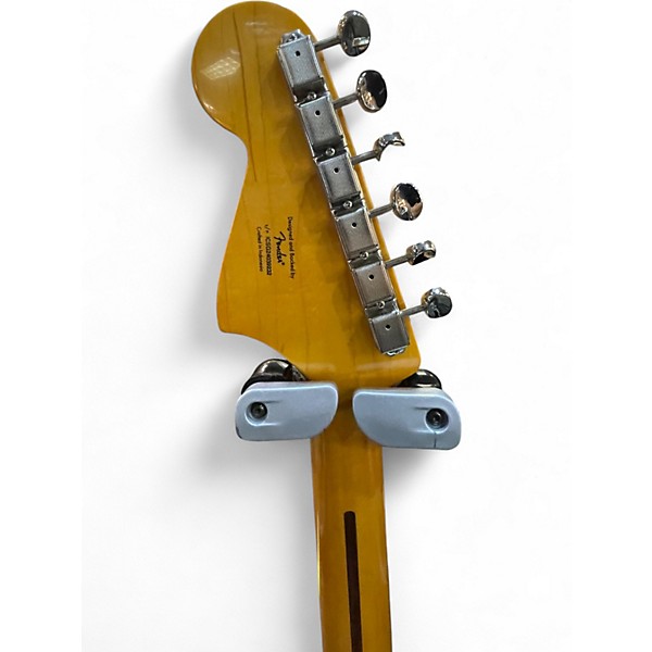 Used Squier Vintage Modified Bass VI 3 Color Sunburst Electric Bass Guitar