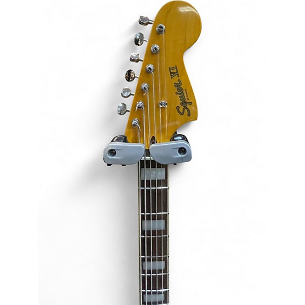 Used Squier Vintage Modified Bass VI 3 Color Sunburst Electric Bass Guitar