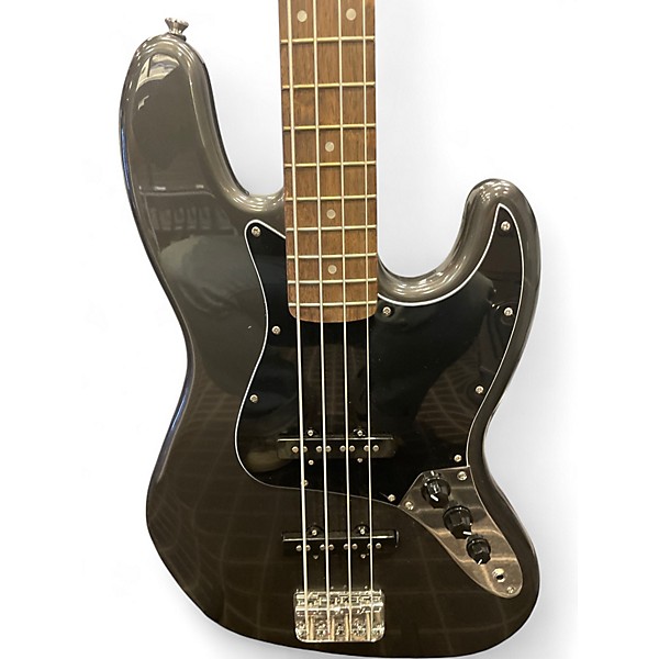Used Squier Affinity Jazz Bass Dark Grey Electric Bass Guitar