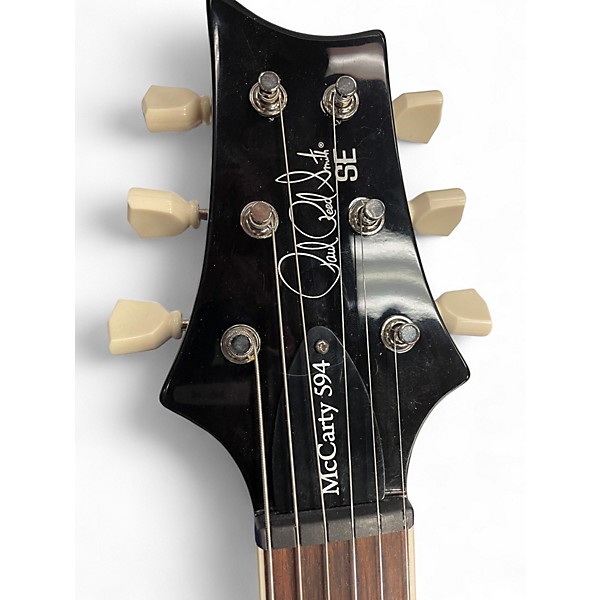 Used PRS SE Singlecut McCarty 594 Black Gold Solid Body Electric Guitar