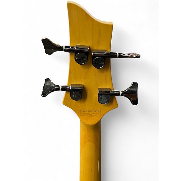 Used Schecter Guitar Research Omen Extreme 4 String Vintage Sunburst Electric Bass Guitar