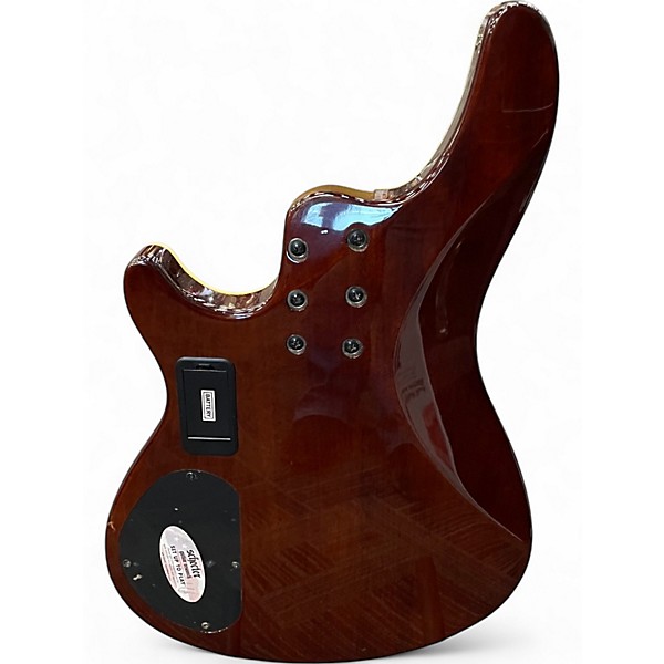 Used Schecter Guitar Research Omen Extreme 4 String Vintage Sunburst Electric Bass Guitar