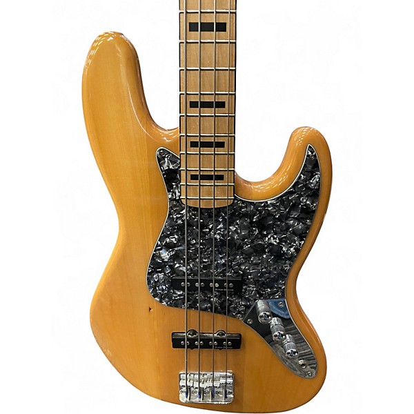 Used Squier Classic Vibe 70s Jazz Bass Natural Electric Bass Guitar