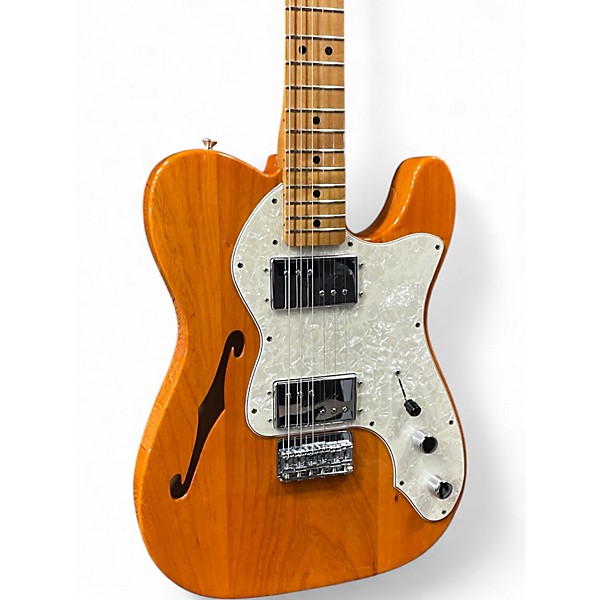 Used Fender Vintera 70s Telecaster Thinline AGED NATURAL Hollow Body Electric Guitar