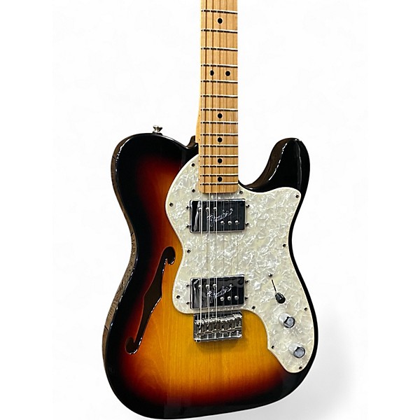 Used Fender '72 THINLINE TEECASTER 3 Color Sunburst Hollow Body Electric Guitar