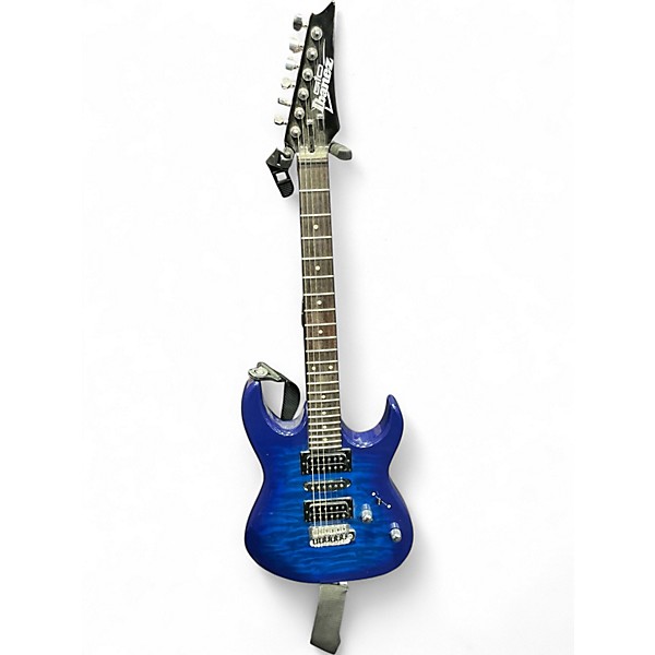 Used Ibanez  GRX70QA GIO RX Series Blue Solid Body Electric Guitar