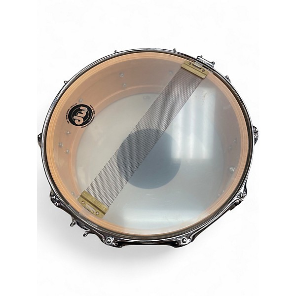 Used 2000s DW 14X4 Collectors Series Piccolo Satin Natural Maple Snare Drum