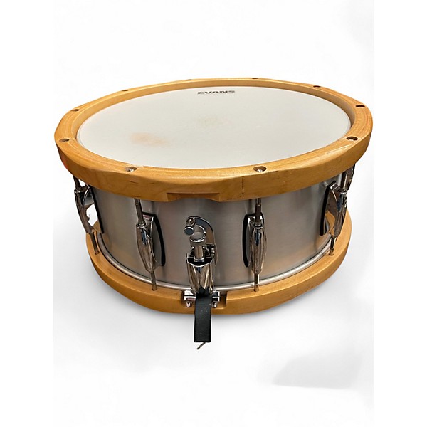 Used Gretsch Drums 14X6.5 Gold Series Aluminum Wood Hoop Snare Drum