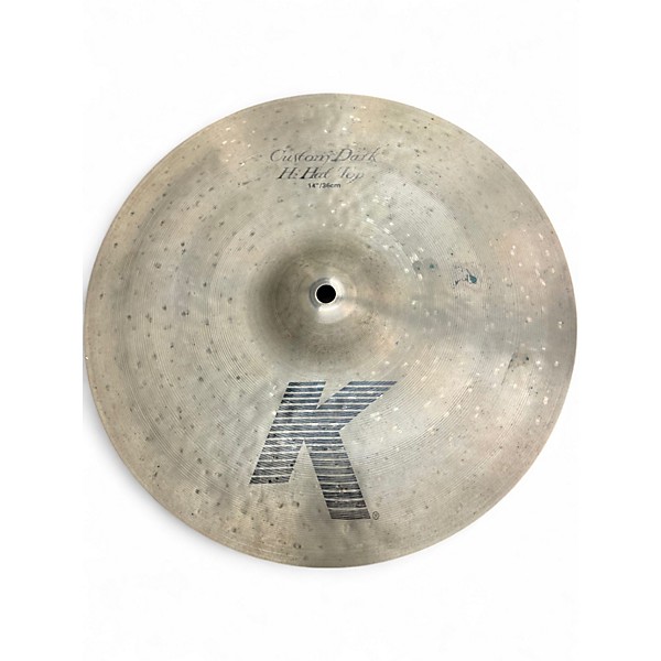 Used Zildjian 14in K Custom Dark Hi Hat Pair Cymbal